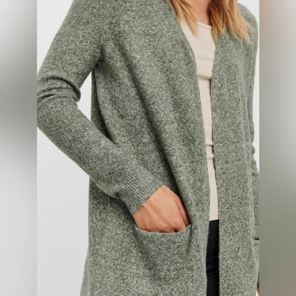 Vero Moda Blue VMDOFFY KNIT CARDIGAN - Picture 3 of 10